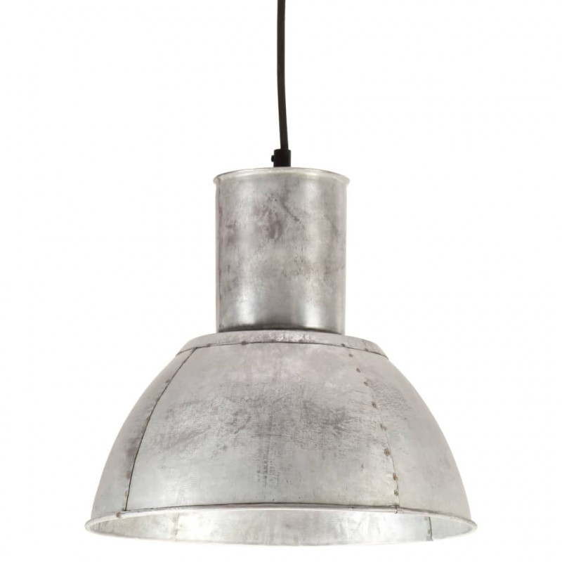 Lampa wisząca, 25 W, kolor srebra, okrągła, 28,5 cm, E27