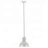 Lampa wisząca, 25 W, kolor srebra, okrągła, 28,5 cm, E27
