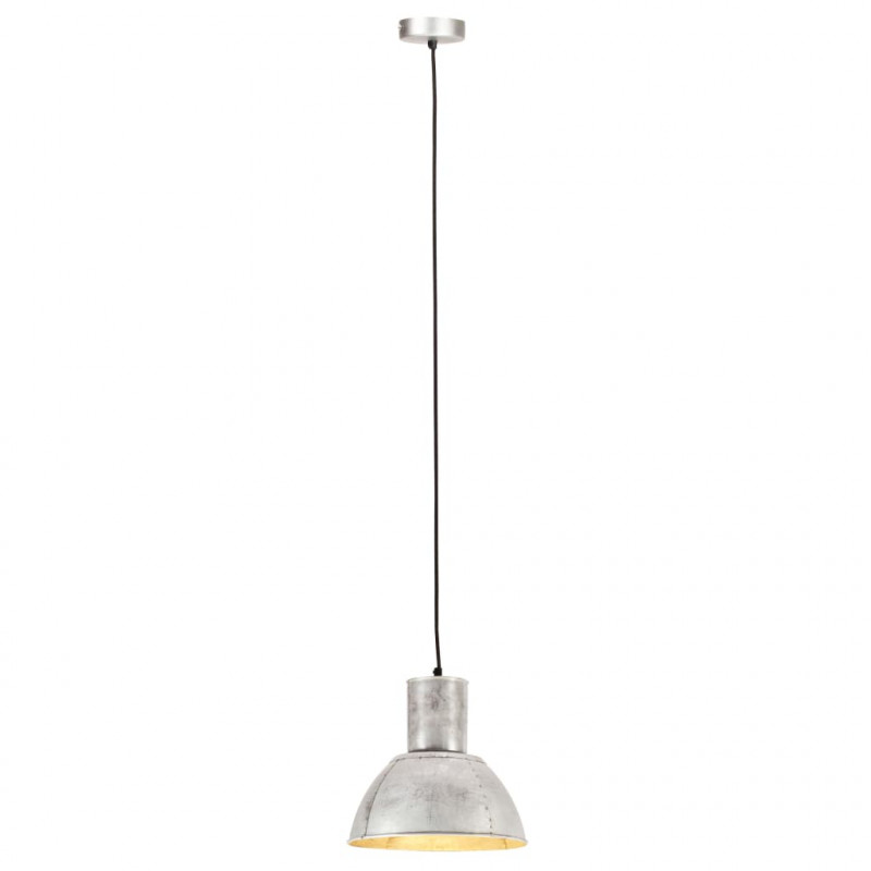 Lampa wisząca, 25 W, kolor srebra, okrągła, 28,5 cm, E27