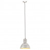 Lampa wisząca, 25 W, kolor srebra, okrągła, 28,5 cm, E27