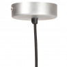 Lampa wisząca, 25 W, kolor srebra, okrągła, 28,5 cm, E27