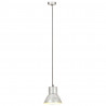 Lampa wisząca, 25 W, kolor srebra, okrągła, 17 cm, E27