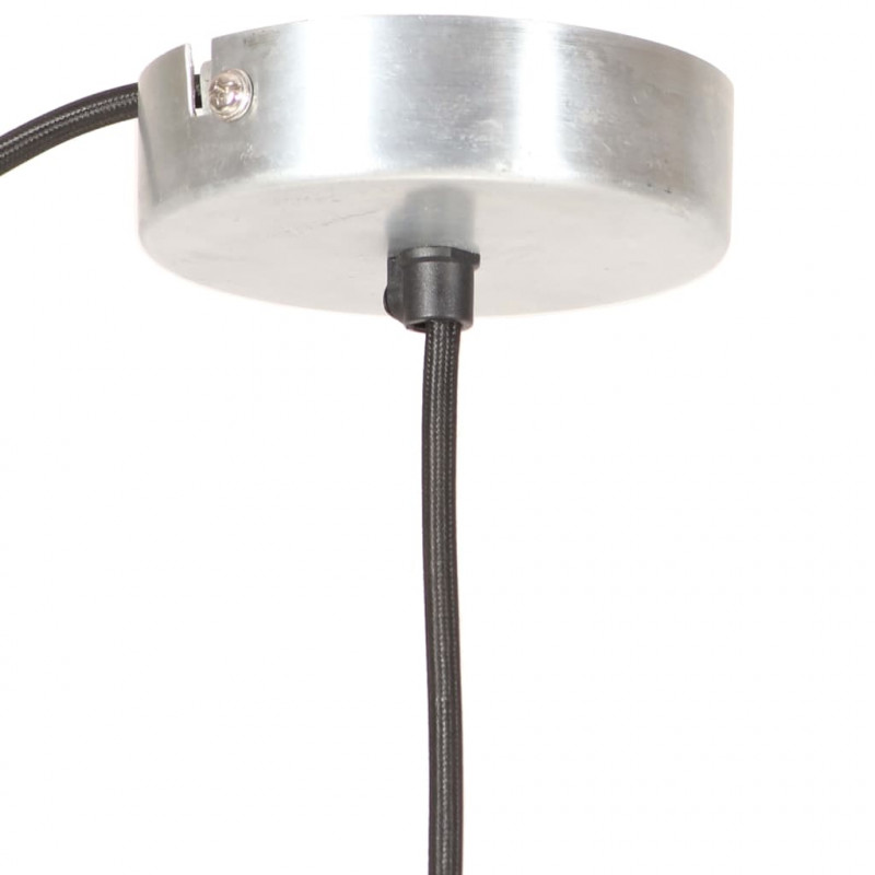 Lampa wisząca, 25 W, kolor srebra, okrągła, 17 cm, E27