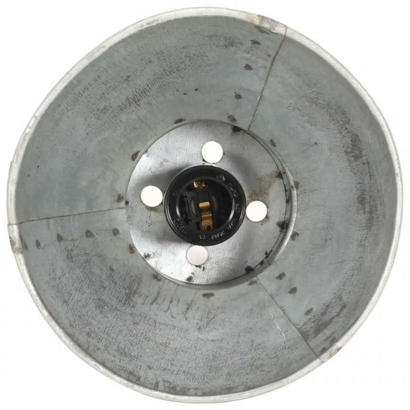 Lampa wisząca, 25 W, kolor srebra, okrągła, 17 cm, E27
