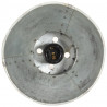 Lampa wisząca, 25 W, kolor srebra, okrągła, 17 cm, E27