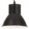Lampa wisząca, 25 W, czarna, okrągła, 17 cm, E27