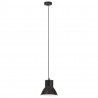 Lampa wisząca, 25 W, czarna, okrągła, 17 cm, E27