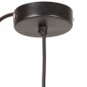 Lampa wisząca, 25 W, czarna, okrągła, 17 cm, E27