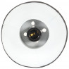 Lampa wisząca, 25 W, czarna, okrągła, 17 cm, E27