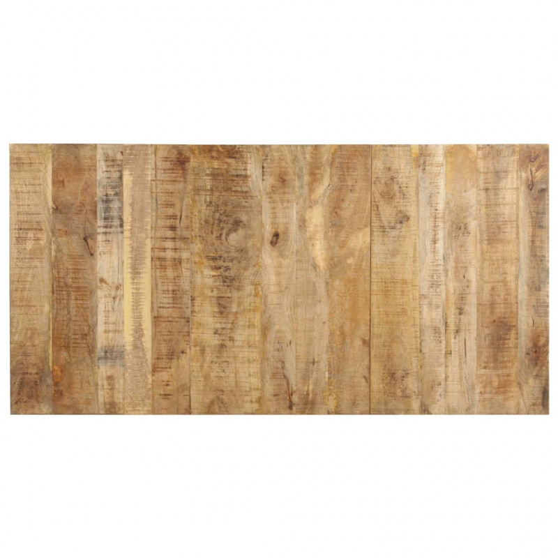 Stół jadalniany, 180 x 90 x 76 cm, surowe drewno mango