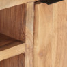 Szafka pod TV, 120x30x42 cm, drewno akacjowe, naturalna krawędź