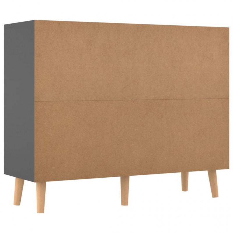 Szafka, szara, 90x30x72 cm, materiał drewnopochodny