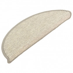 Samoprzylepne nakładki na schody, 15 szt., 56x17x3 cm, srebrne