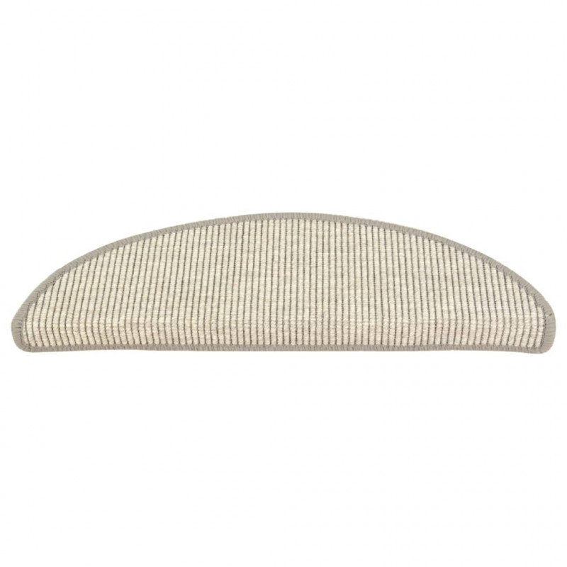 Samoprzylepne nakładki na schody, 15 szt., 56x17x3 cm, srebrne