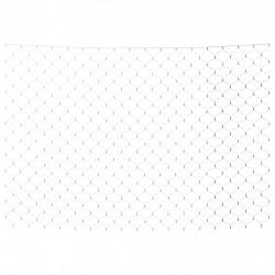 Siatka lampek, niebieskie światło, 3x3 m, 306 LED