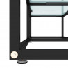 Szafka pod TV, biały marmur, 160x40x40,5 cm, szkło hartowane