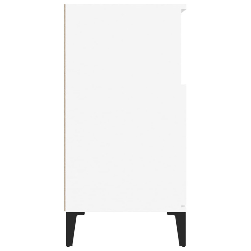 Komoda, biała, 60x35x70 cm, materiał drewnopochodny