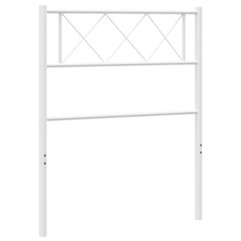 Metalowe wezgłowie, białe, 107 cm