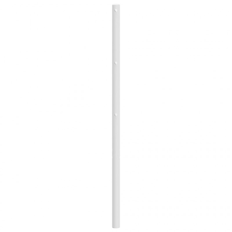 Metalowe wezgłowie, białe, 107 cm