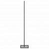 Metalowa choinka świąteczna, do dekoracji, czarna, 60 cm