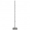 Metalowa choinka świąteczna, do dekoracji, czarna, 90 cm
