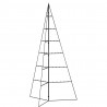 Metalowa choinka świąteczna, do dekoracji, czarna, 140 cm