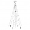 Choinka z kołkiem gruntowym, 200 ciepłych białych LED, 180 cm