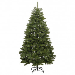 Sztuczna choinka zawiasowa ze stojakiem, zielona, 240 cm