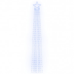Lampki choinkowe, 320 LED, niebieskie, 375 cm