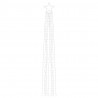 Lampki choinkowe, 320 LED, niebieskie, 375 cm