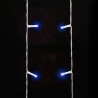 Lampki choinkowe, 320 LED, niebieskie, 375 cm