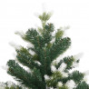 Sztuczna choinka zawiasowa, ośnieżona, 210 cm