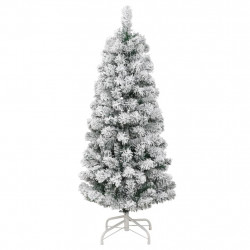 Sztuczna choinka zawiasowa, ośnieżona, 150 cm