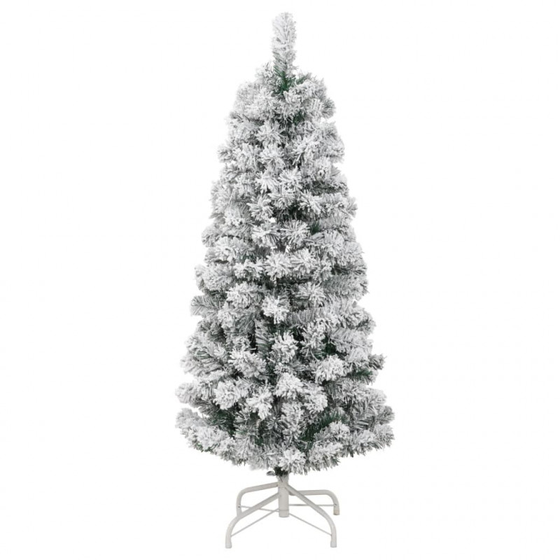 Sztuczna choinka zawiasowa, ośnieżona, 150 cm