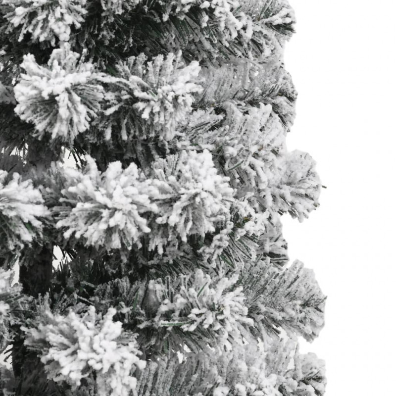 Sztuczna choinka zawiasowa, ośnieżona, 150 cm