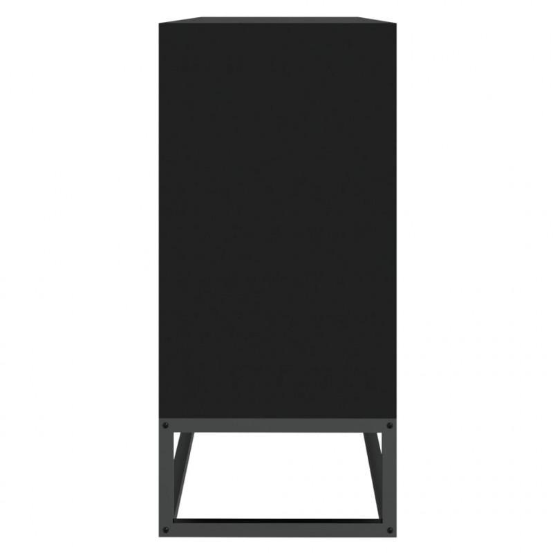 Szafka, czarna, 105x30x65 cm, materiał drewnopochodny