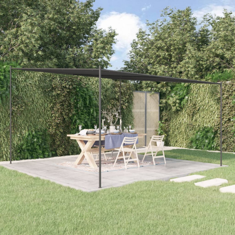 Altana, antracytowa, 4x4 m, 180 g/m², tkanina i stal