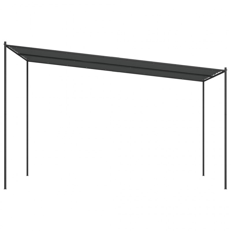 Altana, antracytowa, 4x4 m, 180 g/m², tkanina i stal