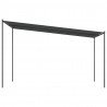 Altana, antracytowa, 4x4 m, 180 g/m², tkanina i stal