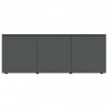 Szafka pod TV, szara, 80x34x30 cm, materiał drewnopochodny