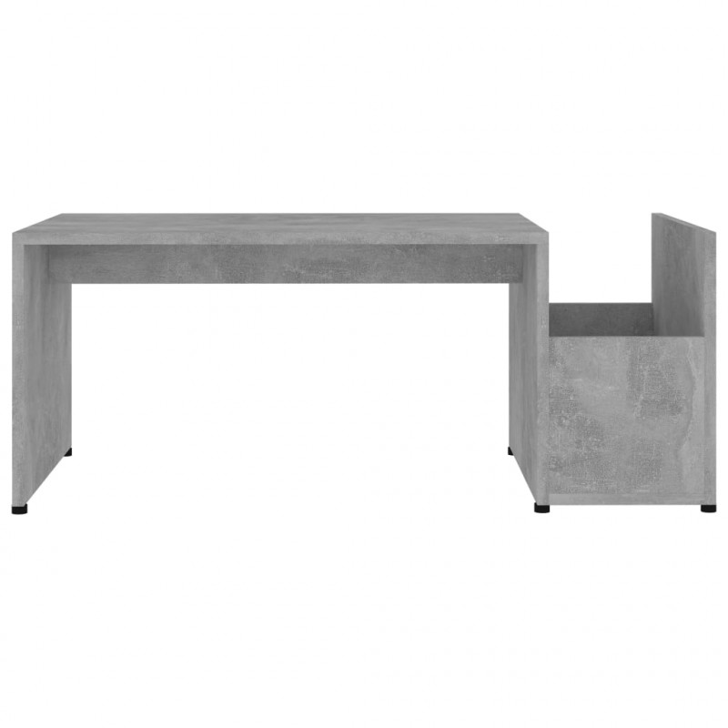 Stolik kawowy, betonowa szarość, 90x45x35 cm