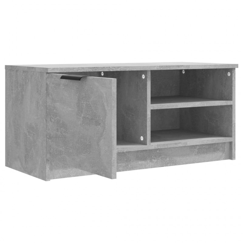 Szafki wiszące, 2 szt., szarość betonu, 80x35x36,5 cm