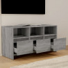 Szafka pod TV, szary dąb sonoma, 102x37,5x52,5 cm