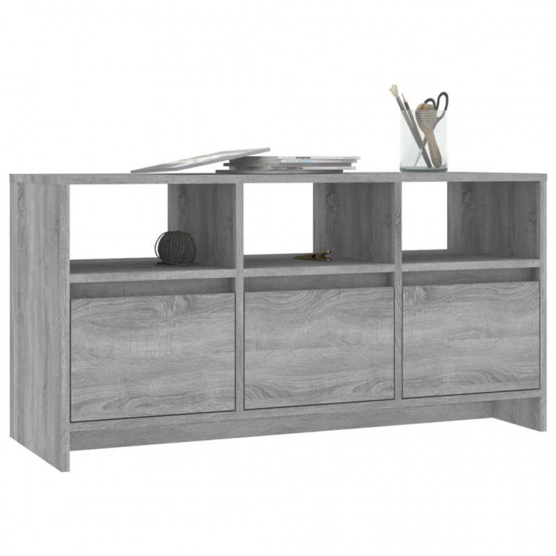 Szafka pod TV, szary dąb sonoma, 102x37,5x52,5 cm