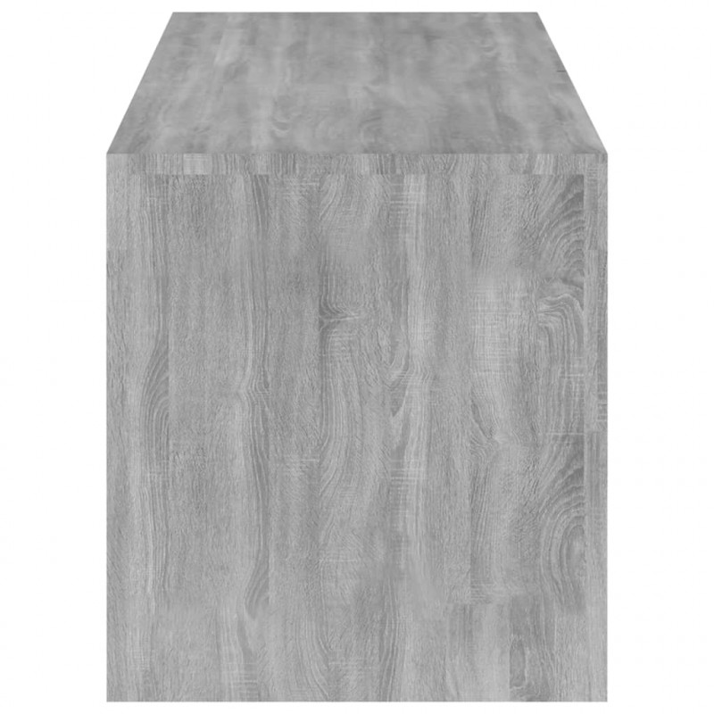 Szafka pod TV z LED, szary dąb sonoma, 120x35x40 cm