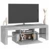 Szafka pod TV z LED, szary dąb sonoma, 120x35x40 cm