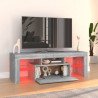 Szafka pod TV z LED, szary dąb sonoma, 120x35x40 cm