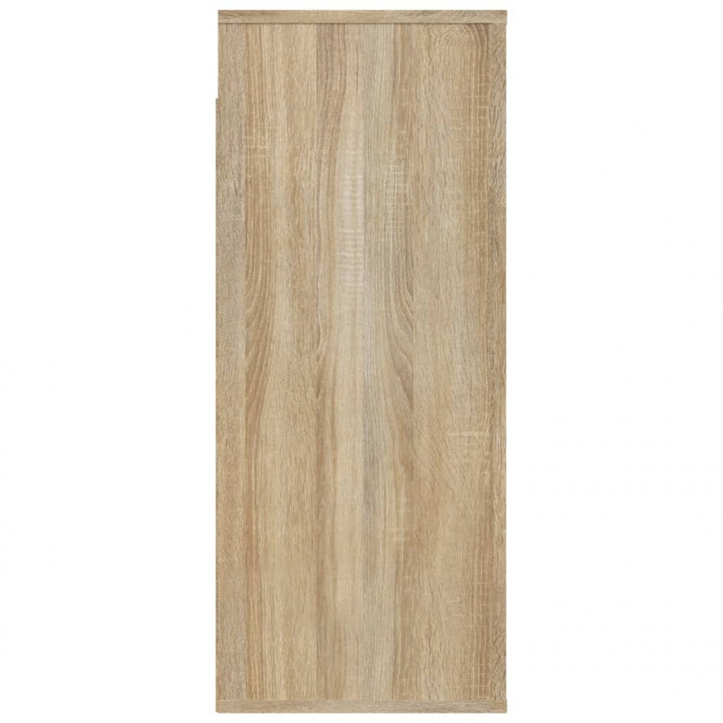 Szafka ścienna, dąb sonoma, 80x33x80cm, materiał drewnopochodny
