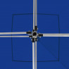 Profesjonalny namiot imprezowy, aluminium, 2x2 m, niebieski