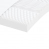 Sofa rozsuwana z szufladami, jasnoszara, 80x200 cm, aksamit